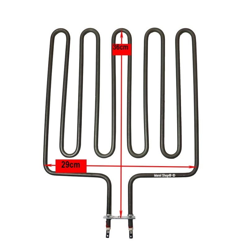 Resistenza Sauna Helo SEPC65 2670W 230V | Ricambio 36x29cm