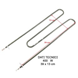 Resistenza Sauna Harvia ZIP-315 400W 230V | Ricambio 385x133mm